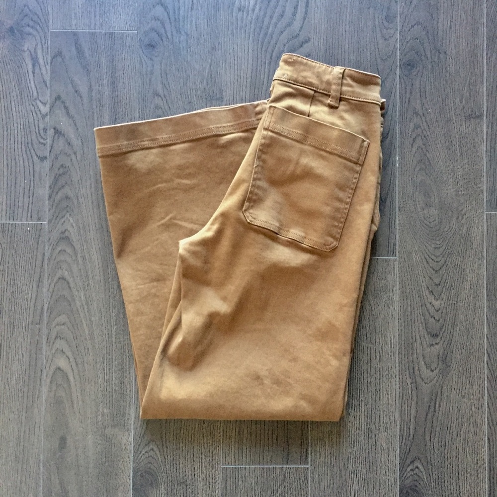 Everlane wide-leg ochre pants size 0R